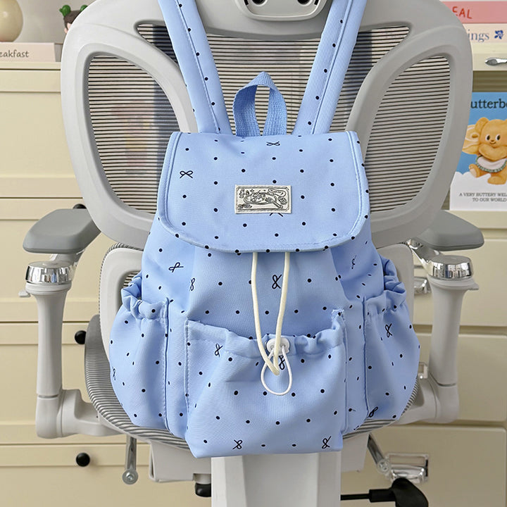Stylish Polka Dot Backpack