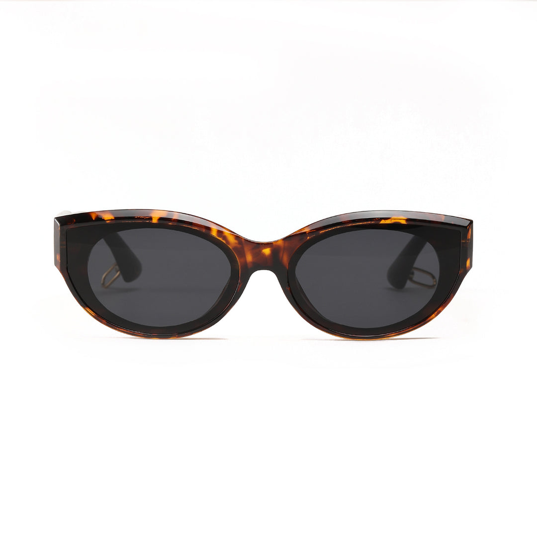 Women's fashionable sunglasses with transparent frame and UV protection Bowlift
