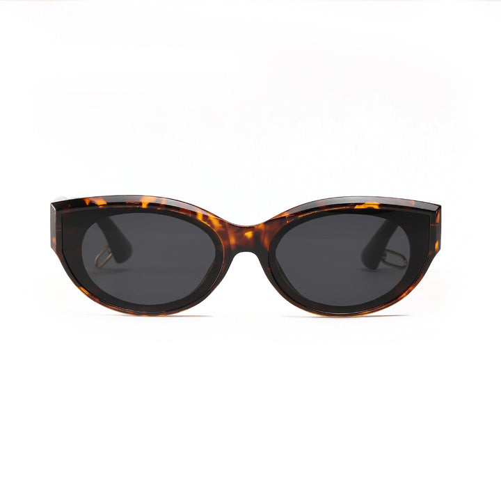Women's fashionable sunglasses with transparent frame and UV protection Bowlift