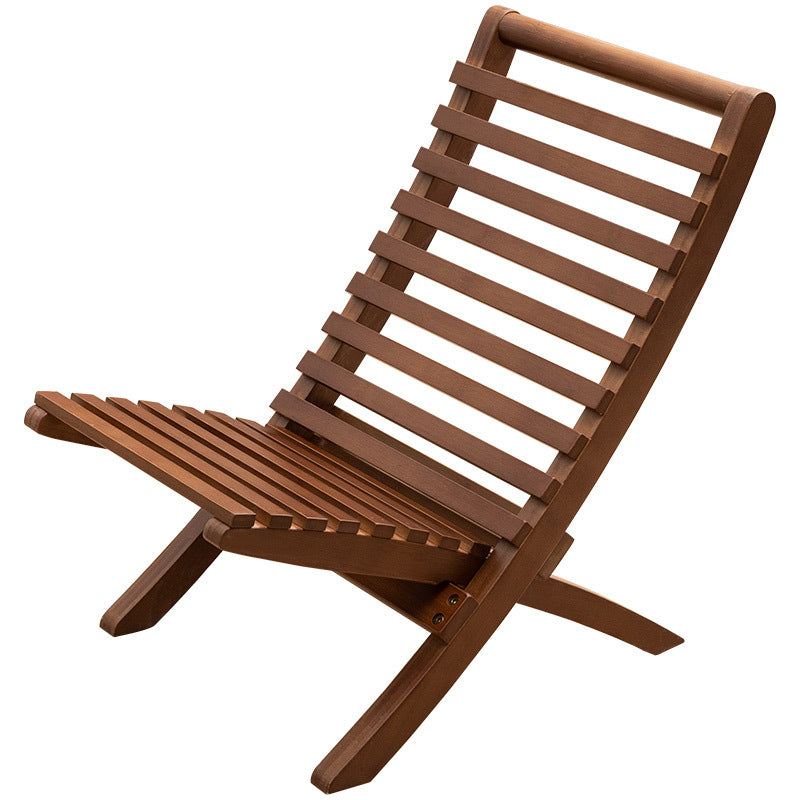 Folding Chair With Ergonomic Backrest And Space-Saving Design Bowlift