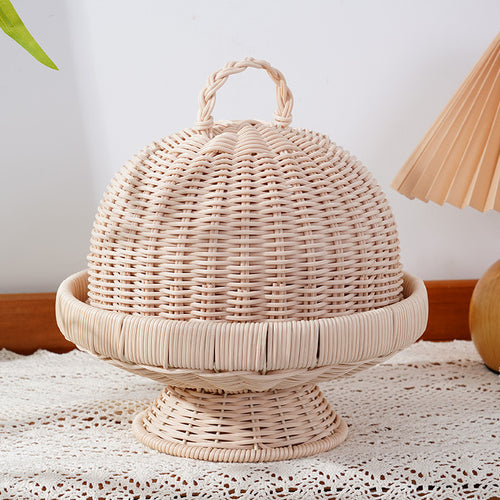 Woven Decorative Cloche Food Cover Bowlift