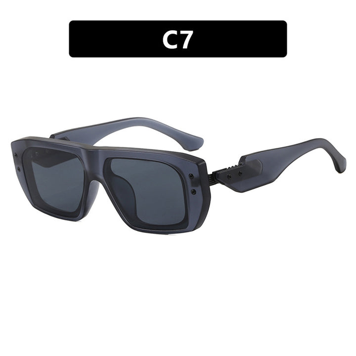 Women's fashionable square glasses with multicolored transparent frame Bowlift