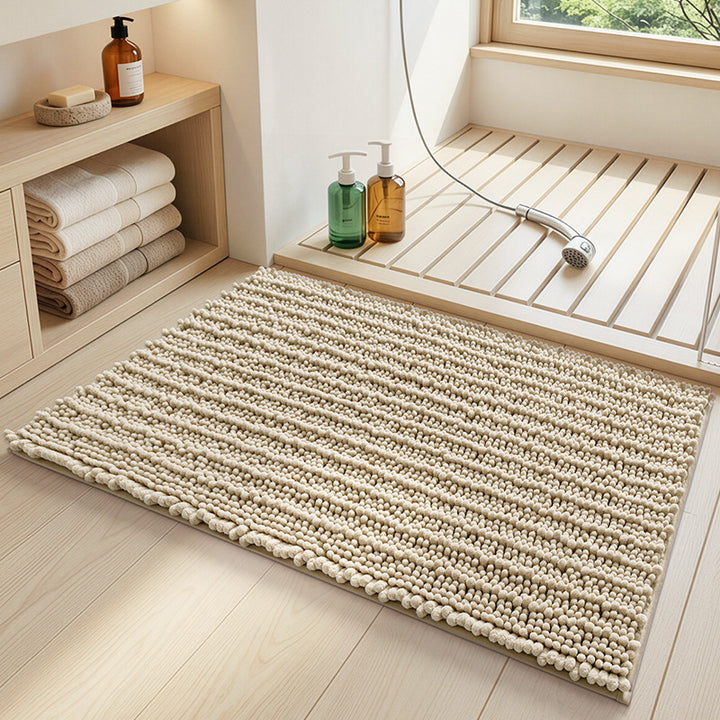 Ultra-Soft Chenille Bathroom Mat Bowlift