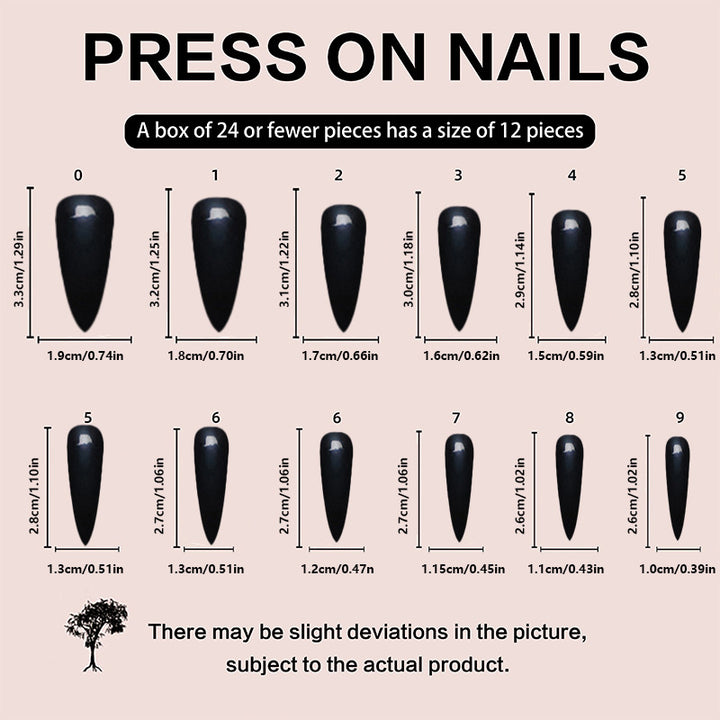 Artificial nail set with extravagant red and black designs Bowlift