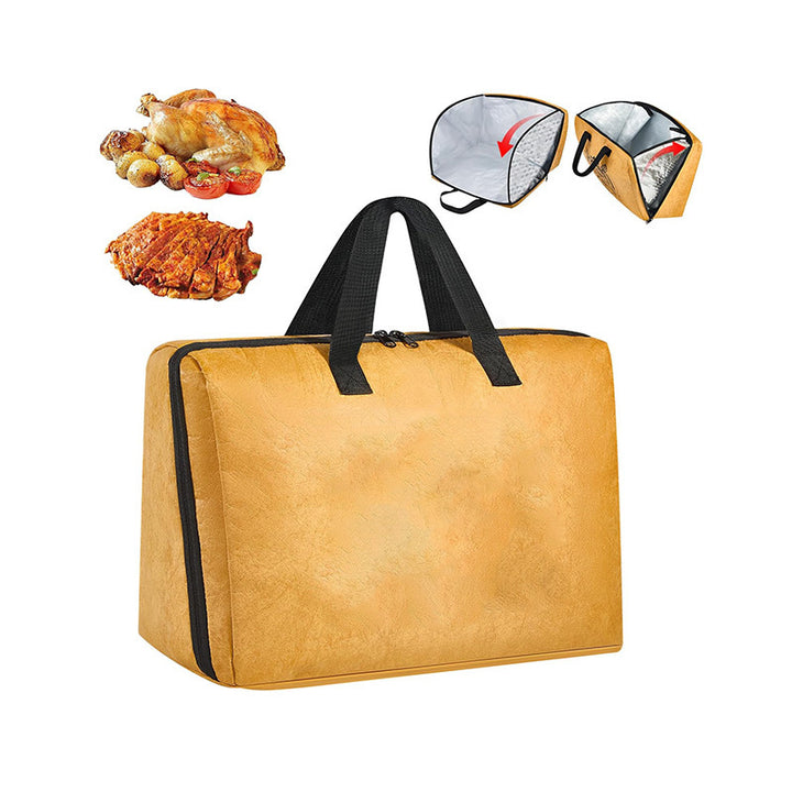 Insulated transport bag for hot food Bowlift