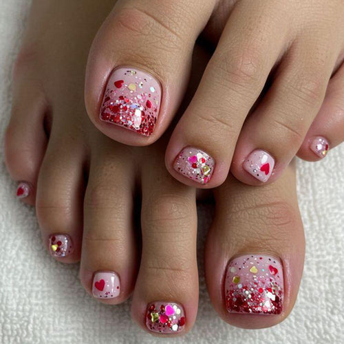 Festive Toenail Art Bowlift