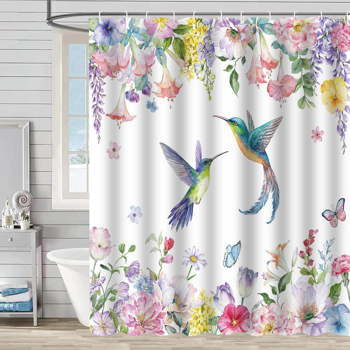 Nature-Inspired Shower Curtain Bowlift
