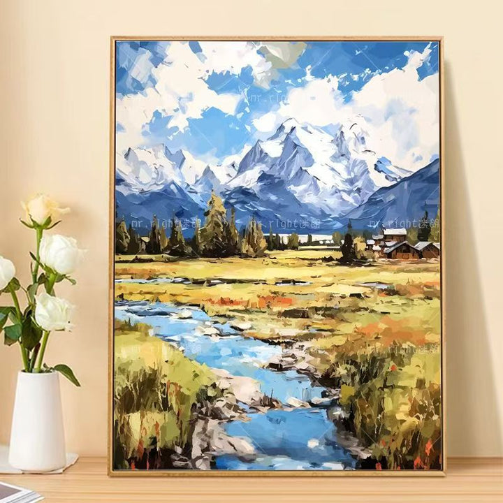 Mountain Landscape Canvas Art Print Bowlift
