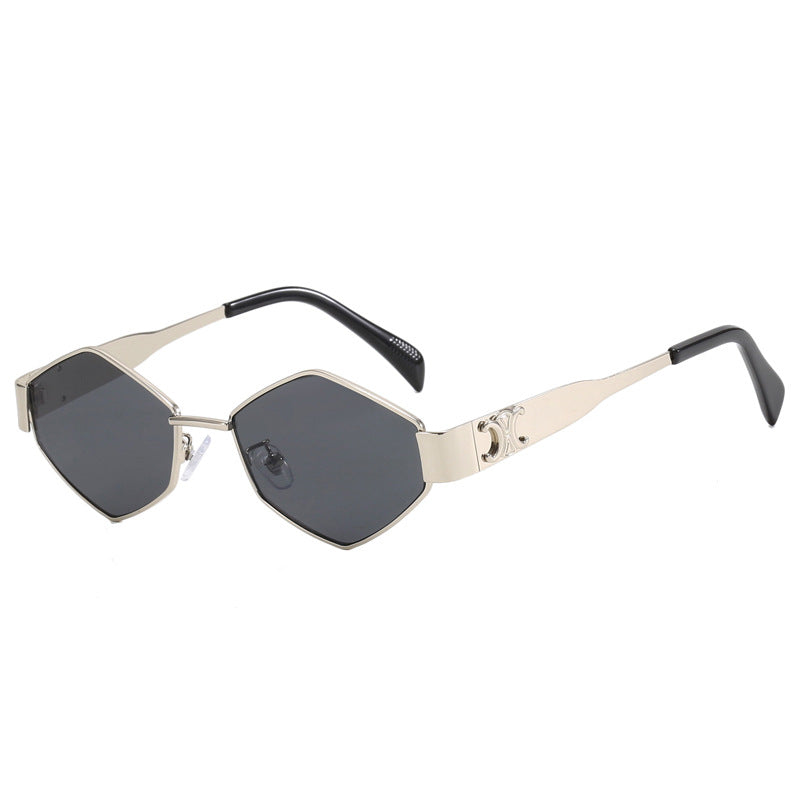 Fashionable sunglasses in hexagonal design Bowlift