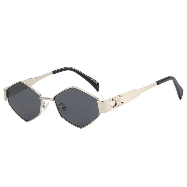 Fashionable sunglasses in hexagonal design Bowlift