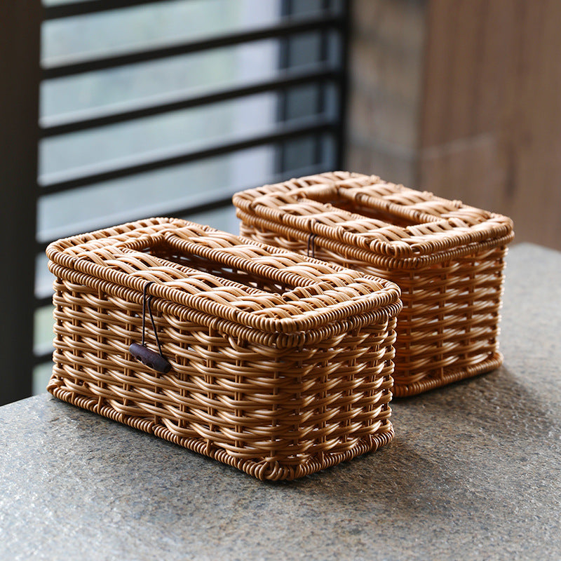 Decorative Handwoven Storage Box Bowlift