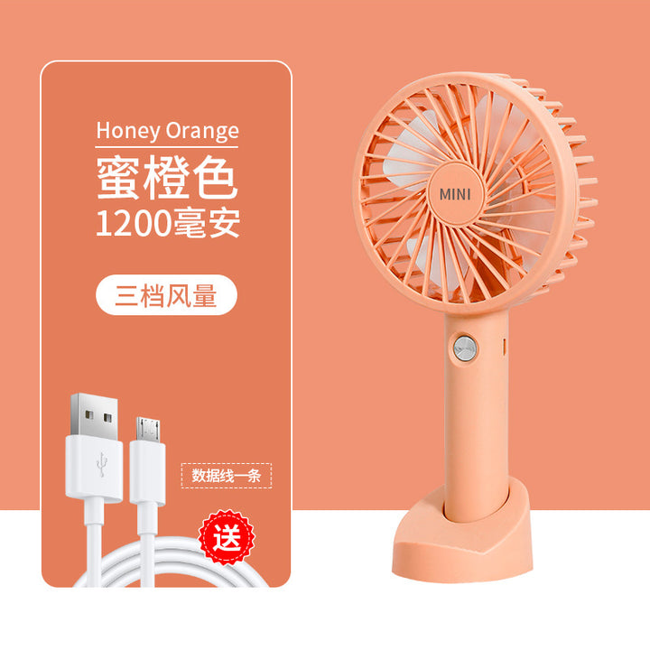 Ladies Portable Mini Fan with USB Connection and Variable Speed Control Bowlift