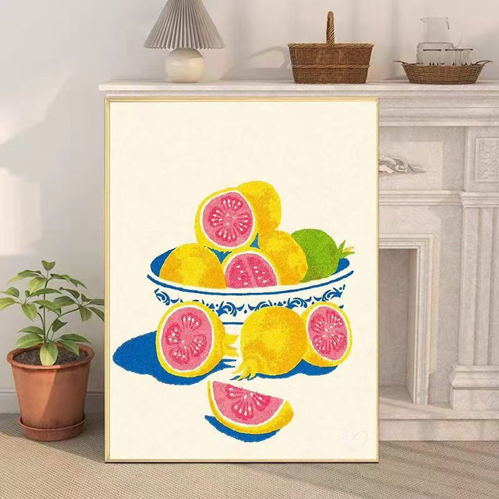 Retro-Inspired Still Life Canvas Art Print Bowlift