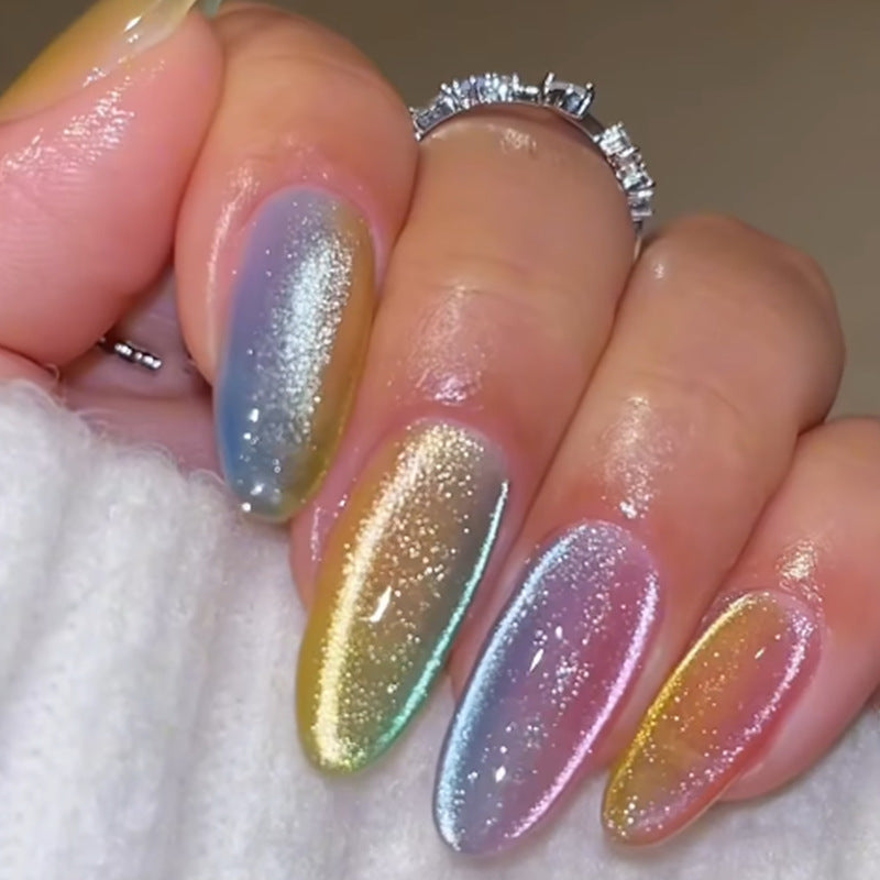 Gradient Tip Press-On Nails Bowlift