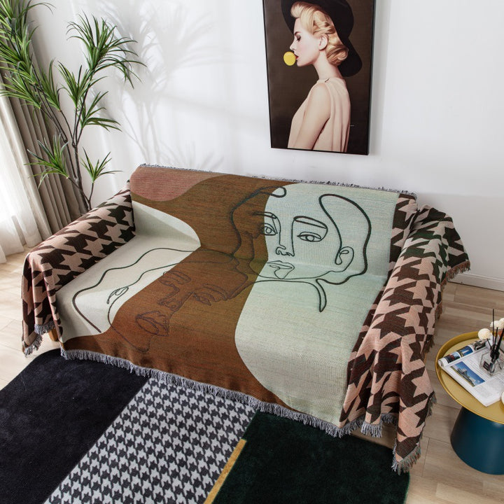 Abstract Art Decorative Throw Blanket