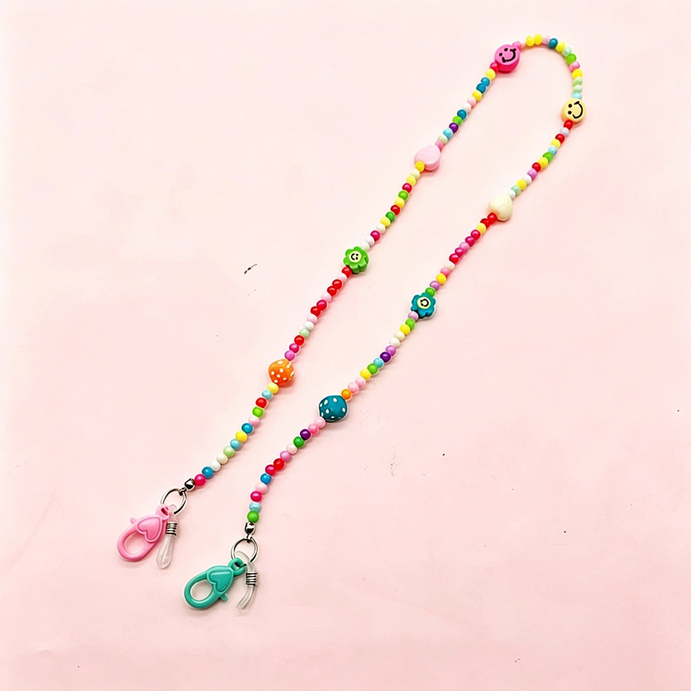 Colorful Beaded Eyewear Chain Bowlift