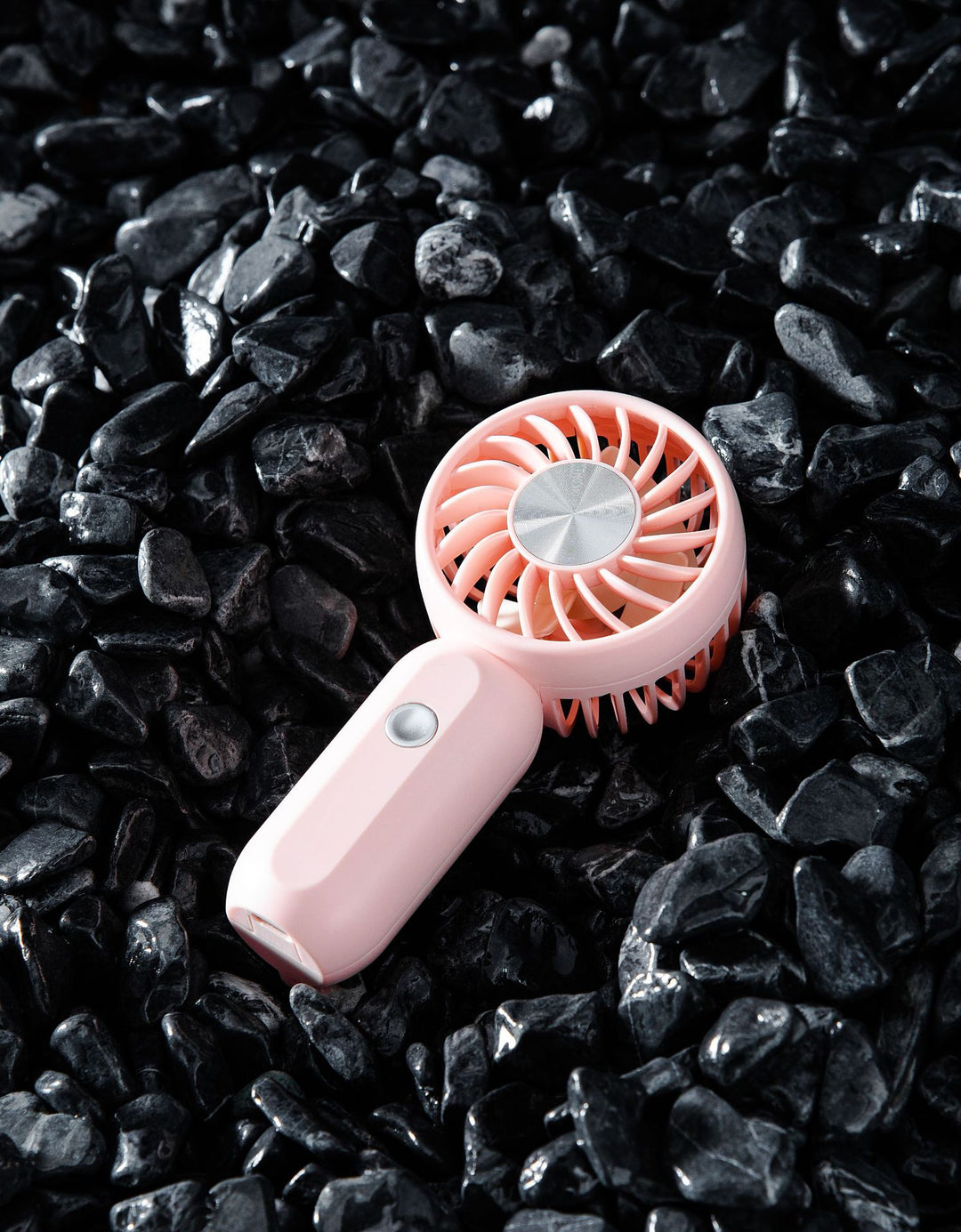Women's portable mini fan with ergonomic grip technology Bowlift