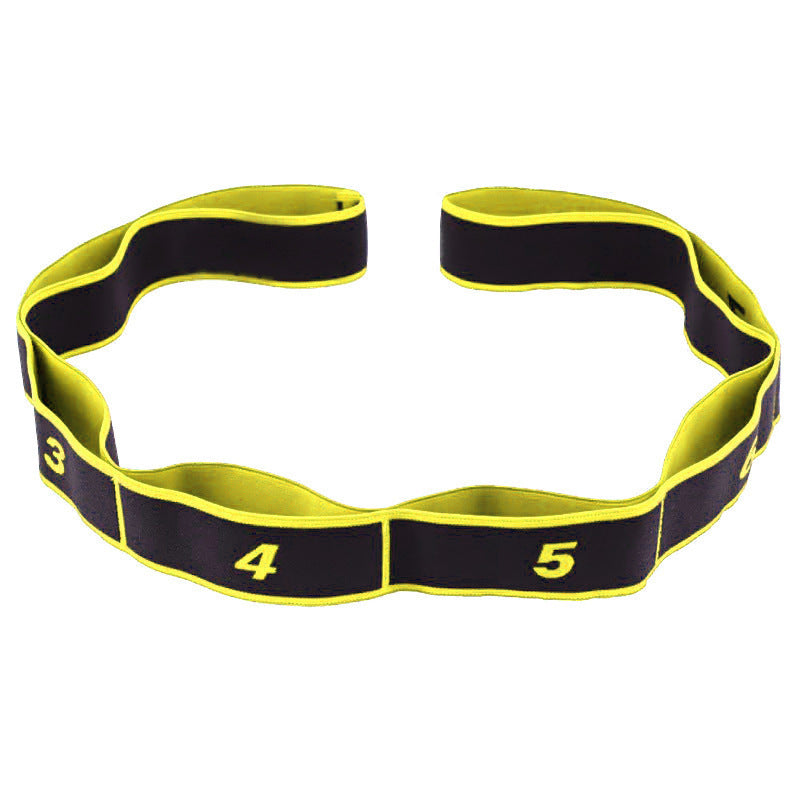 Numbered Multi-Loop Resistance Hip and Glute Training Band Bowlift