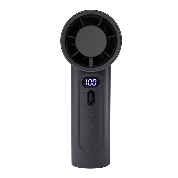 Women Portable Digital High-Speed Hand Fan Bowlift