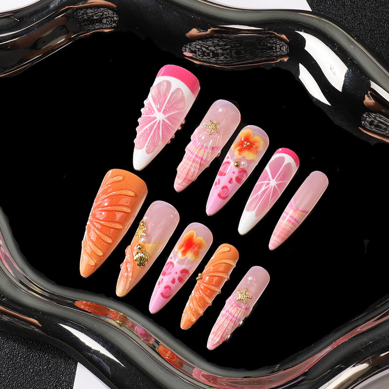 Artistic Decorative Nail Set Bowlift