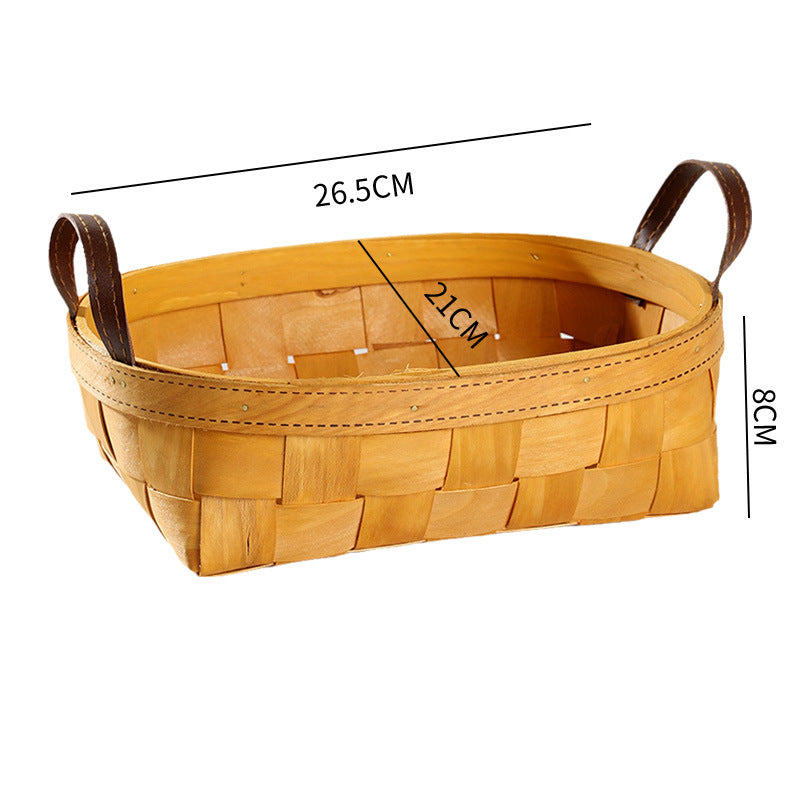 Unisex Handwoven Basket with Practical Carry Handle Bowlift
