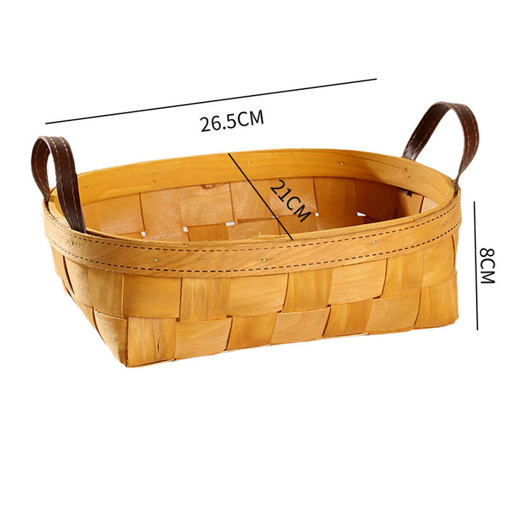 Unisex Handwoven Basket with Practical Carry Handle Bowlift