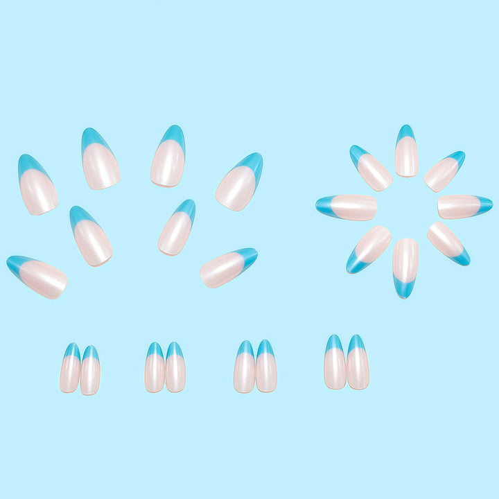 Stylish Color Gradient Artificial Nails Bowlift