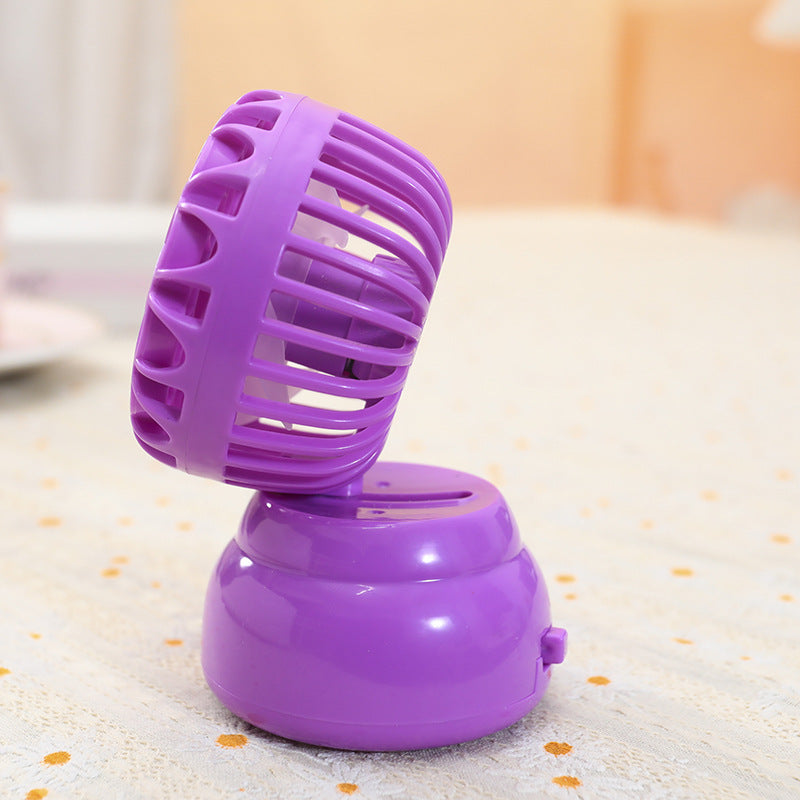 Women's Portable Table Fan in Creative Flower Design Bowlift