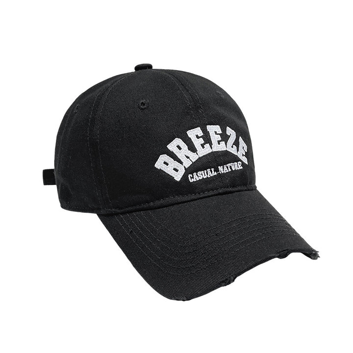 Men's Casual Distressed Cotton Cap Bowlift