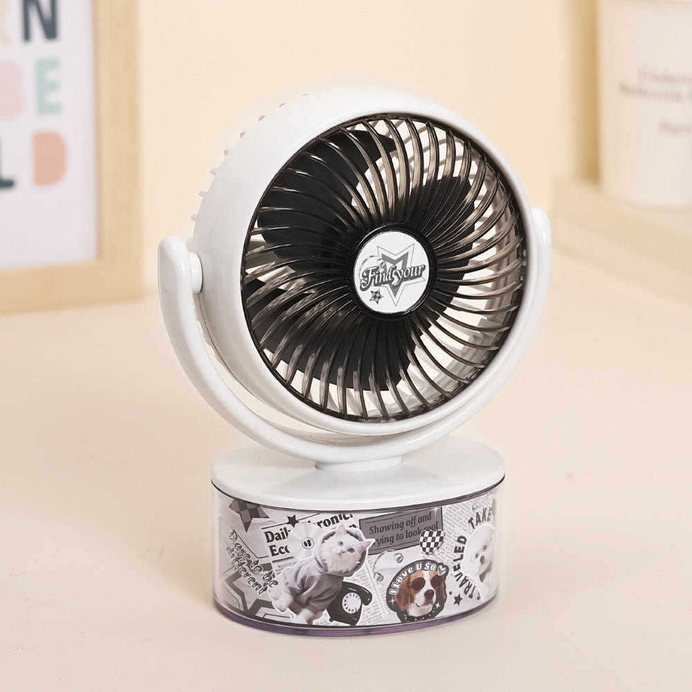Ladies humorous USB table fan Bowlift