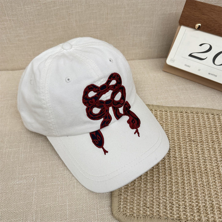 Women's Embroidered Graphic Baseball Cap Bowlift