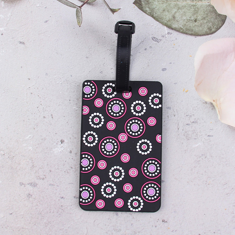 Geometric Pattern Luggage Tag Bowlift