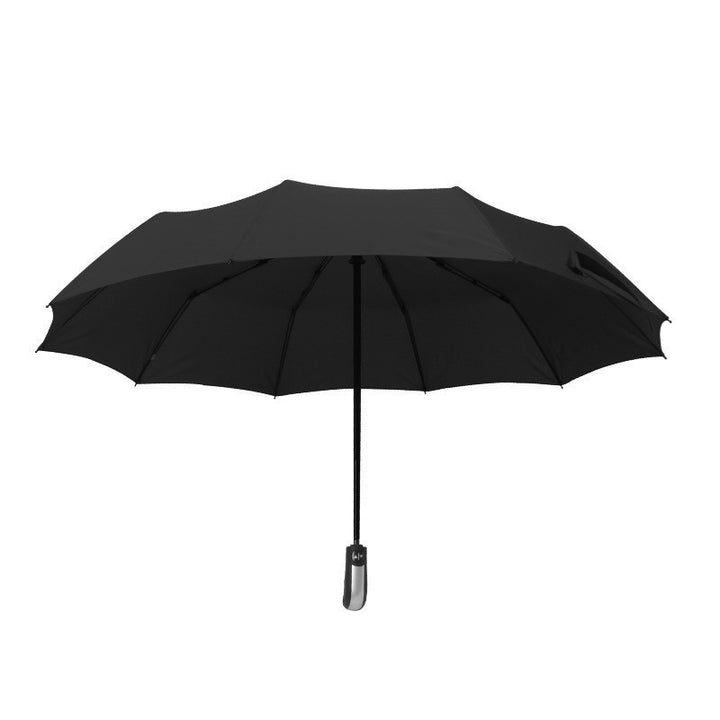 Women's Folding Umbrella with Ergonomic and Elegant Handle Bowlift