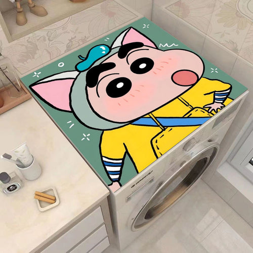Cartoon Character-Themed Washing Machine Mat