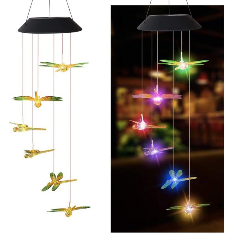 Decorative Flamingo Hanging Mobile Wind Chime Garden Ornament Bowlift