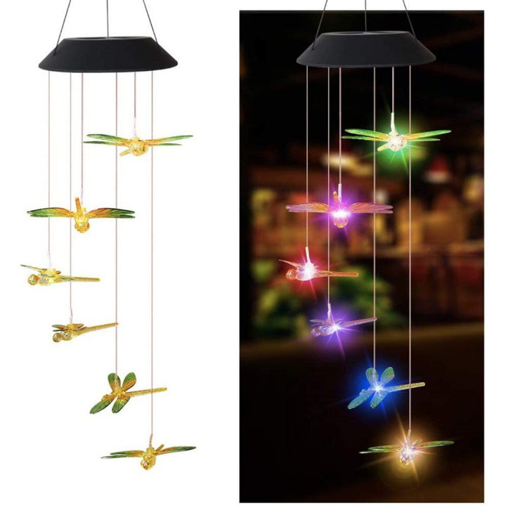 Decorative Flamingo Hanging Mobile Wind Chime Garden Ornament Bowlift