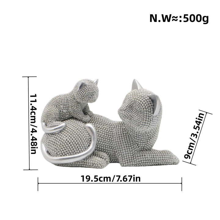 Decorative Cat Figurine Bowlift
