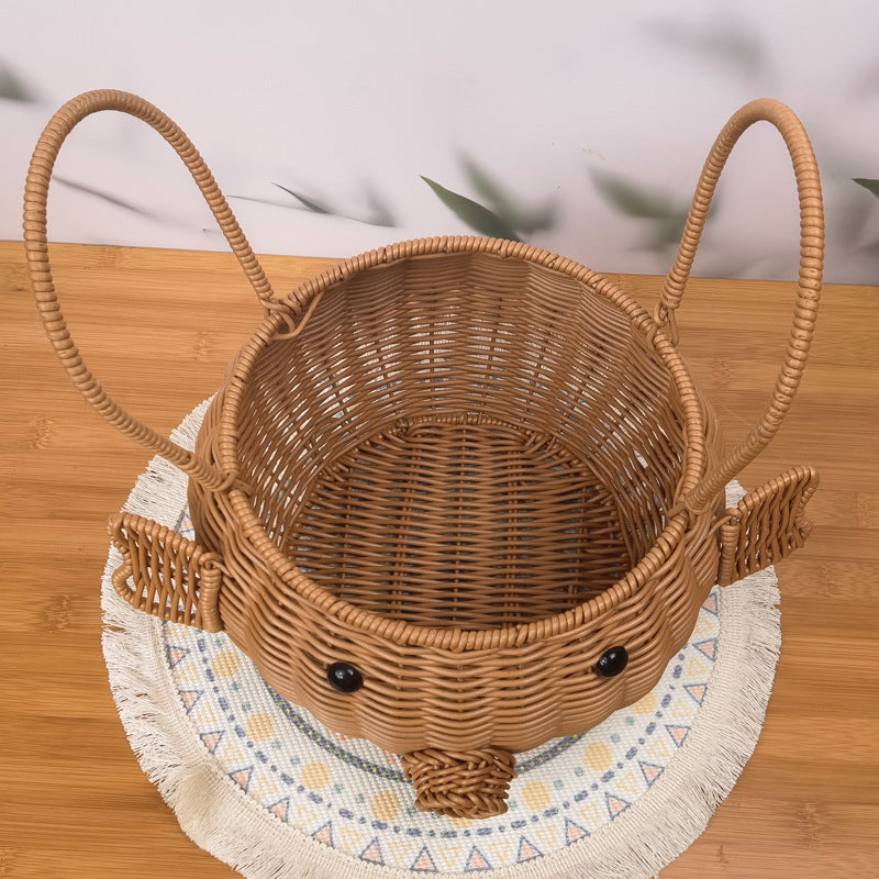 Women Diamond-shaped Handheld Basket Bowlift