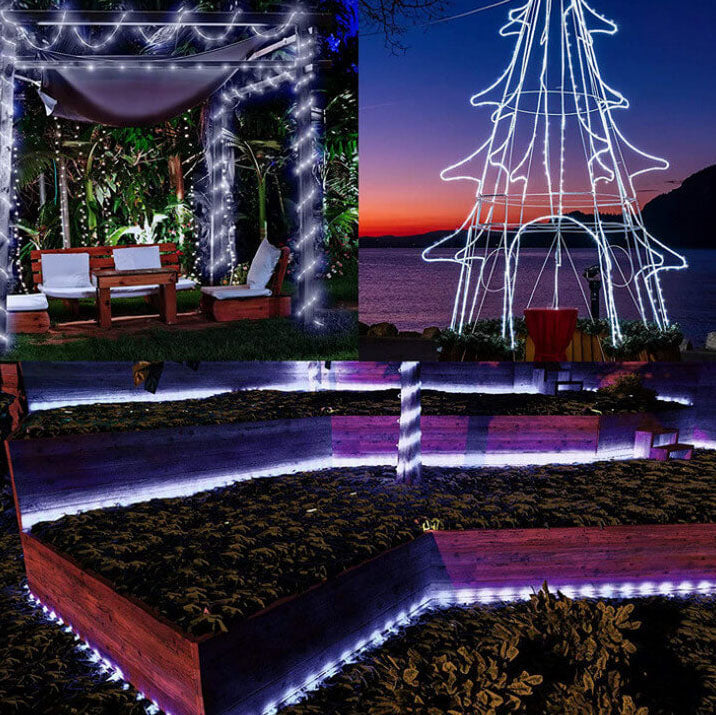BowLift | LED Solar String Fairy Lights Waterproof Copper Wire Outdoor Tube Fairy Lights
