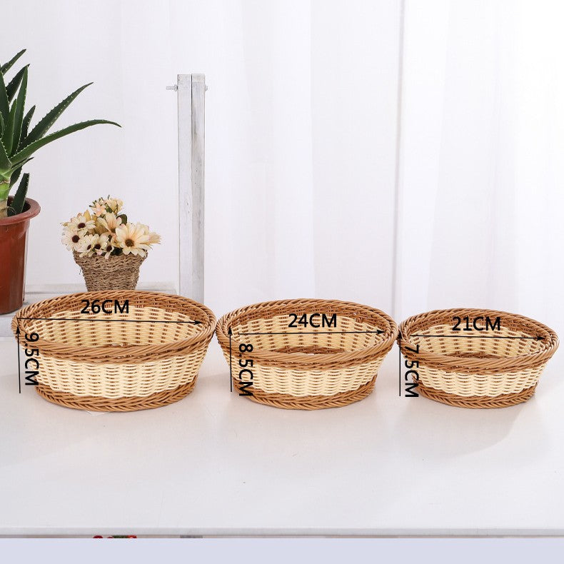 Unisex storage baskets made of woven material Bowlift