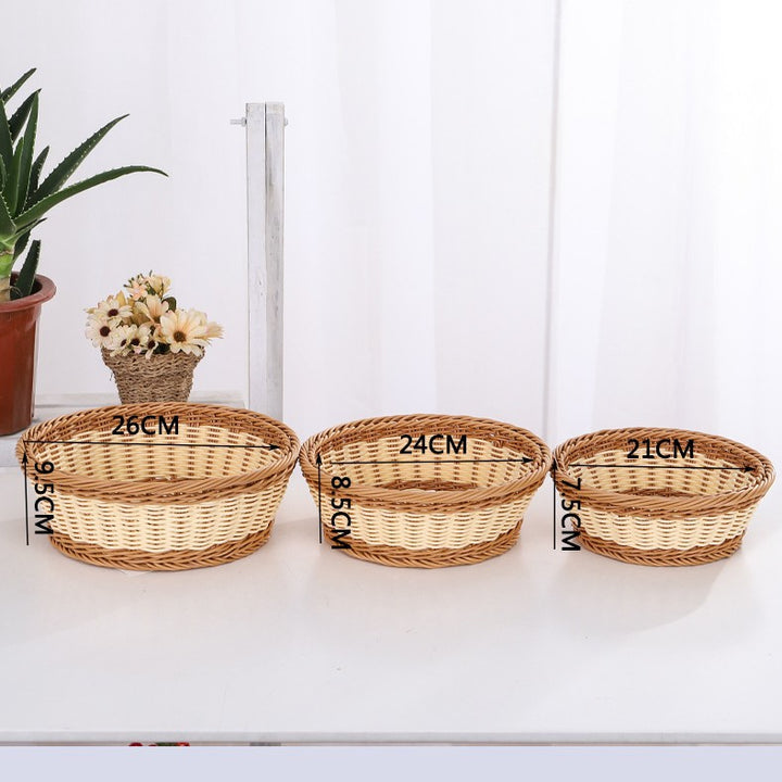 Unisex storage baskets made of woven material Bowlift