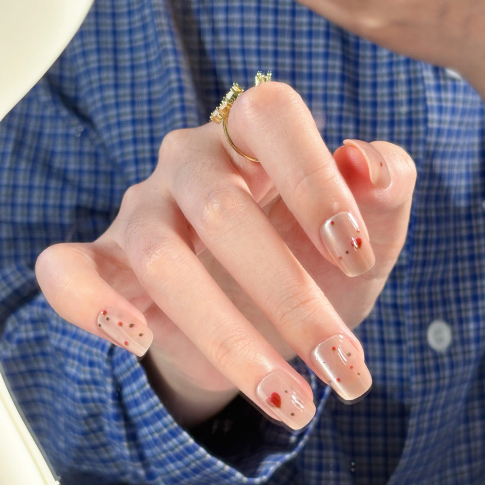 Decorative Character-Themed Press-On Nails with 3D Elements Bowlift