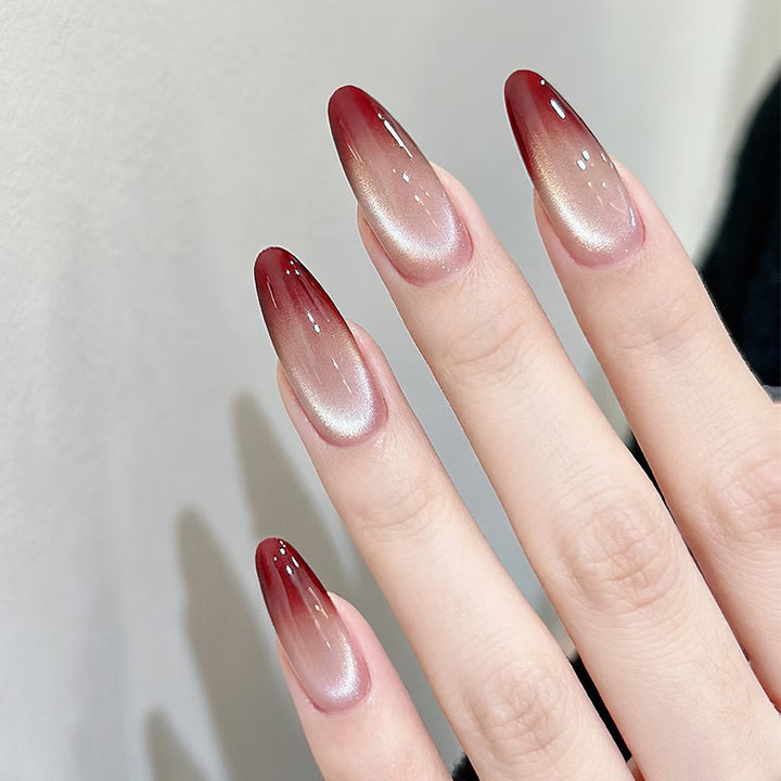 Ombre Stiletto Press-On Nails with Silky Finish Bowlift