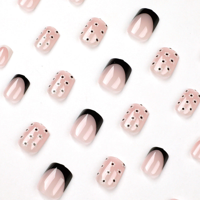 Artful Nail Art with Flower Design Bowlift
