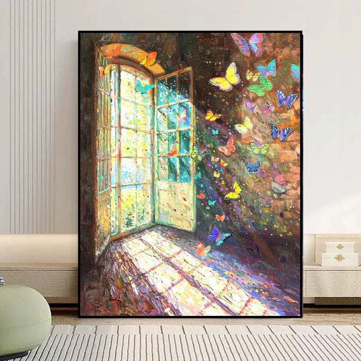 Butterfly-Inspired Dreamy Canvas Art Bowlift