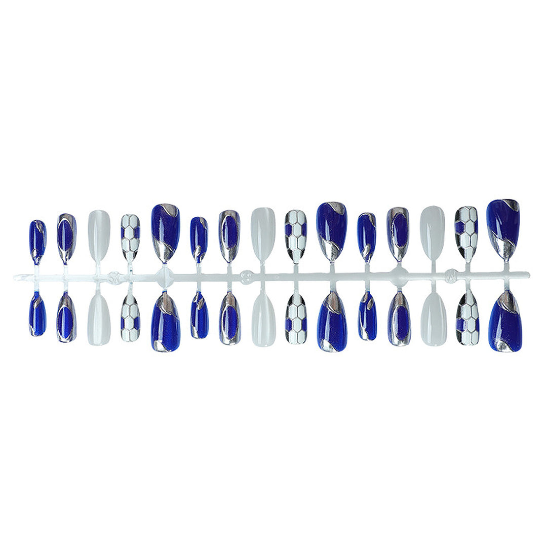 Decorative Gel Press-On Nail Set Bowlift