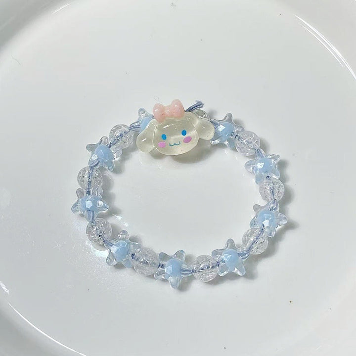 Playful bracelet with stars and cute pendant Bowlift