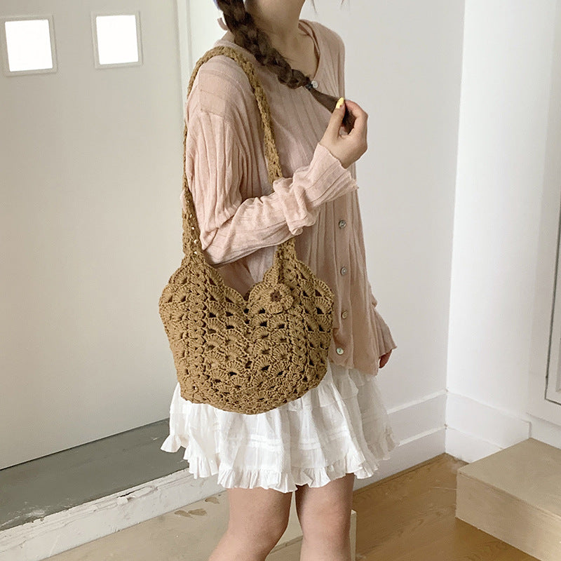 Handmade Macrame Shoulder Bag Bowlift