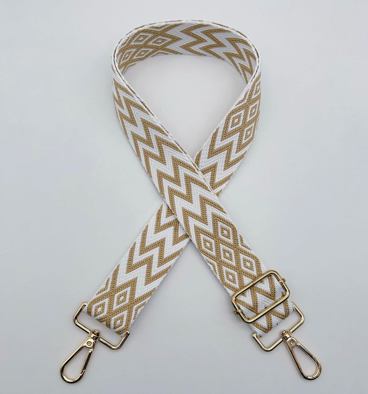 Adjustable Patterned Bag Strap Bowlift