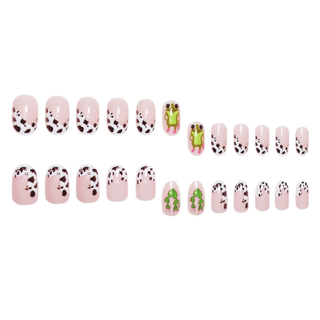 Playful Animal-Themed Press-On Nail Art Bowlift